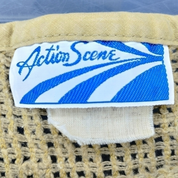 Vintage Action Scene Women's Small Sweater Shirt Top Open Knit Made In USA Boho - Picture 7 of 8